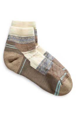 Smartwool Light Wool Blend Hiking Ankle Socks in Natural