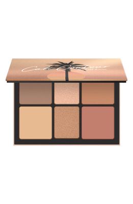 Smashbox Cali Contour Blush, Highlighter & Bronzer Face Palette in Light Medium 