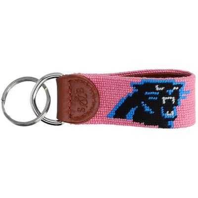 Smathers & Branson Carolina Panthers Primary Key Fob in Pink