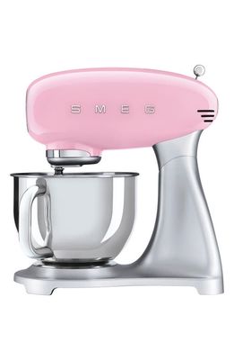 smeg '50s Retro Style Stand Mixer in Pink