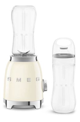 smeg Personal Blender & Bottle to Go Set in Cream