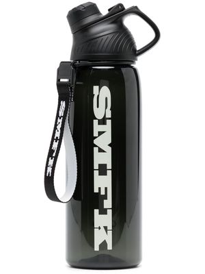 SMFK logo-print water bottle - Black