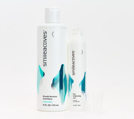 Smileactives Pro Gel and Breath Restore Oral Rinse Set