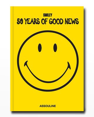 "Smiley: 50 Years of Good News" Book by Franklin Loufrani, Nicolas Loufrani, and Liam Aldous