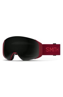 Smith 4D MAG™ 154mm Snow Goggles in Sangria /Chromapop Sun Black