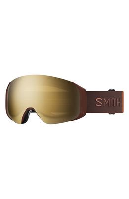 Smith 4D MAG™ 154mm Snow Goggles in Sepia Luxe /Black Gold Mirror