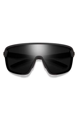 Smith Bobcat 135mm ChromaPop&trade; Shield Sunglasses in Matte Black /Black