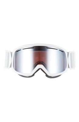 Smith Drift 180mm Snow Goggles in White/Ignitor Mirror