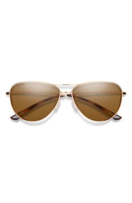 Smith Langley 60mm ChromaPop&trade; Polarized Sunglasses in Gold /Brown