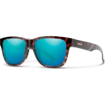 Smith Lowdown Slim 2 53mm ChromaPop™ Polarized Square Sunglasses in Tortoise /Opal Mirror 