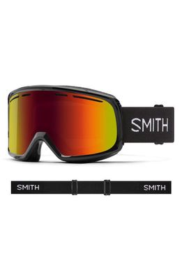 Smith Range 154mm Snow Goggles in Black /Red Sol-X Mirror
