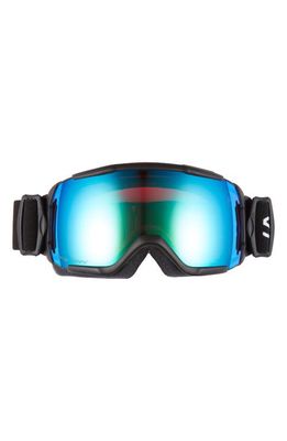Smith Showcase Over the Glass ChromaPop™ 175mm Goggles in Black/Everyday Green Mirror