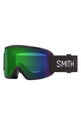 Smith Squad 180mm ChromaPop™ Snow Goggles in Black /Green Mirror 