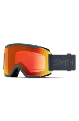 Smith Squad 203mm ChromaPop™ Snow Goggles in Slate /Chromapop Red Mirror