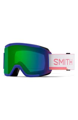 Smith Squad 203mm ChromaPop&trade; Snow Goggles in Lapis Risoprint /Green