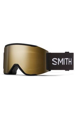 Smith Squad MAG 177mm Snow Goggles in Black /Chromapop Black Gold
