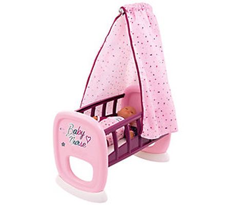 Smoby Baby Nurse Cradle with Canopy