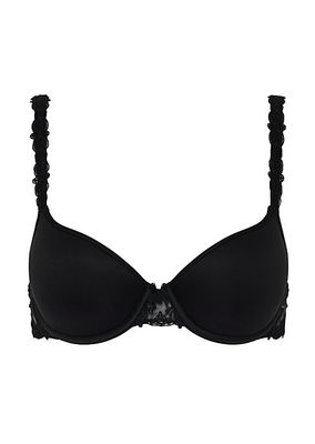 Smooth Custom-Fit Lace Trim Bra