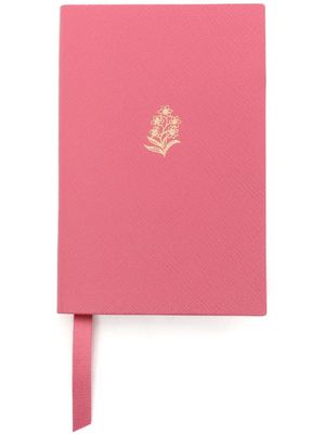 Smythson Blossom Flowers Chelsea notebook - Pink