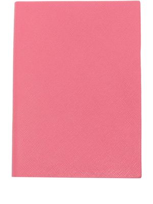 Smythson Soho leather notebook - Pink