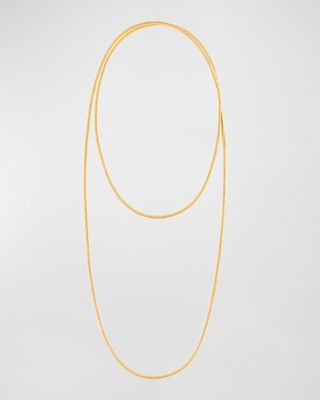 Snake Chain Necklace, 78"L