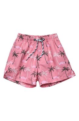 Snapper Rock Palm Recycled Blend Volley Board Shorts in Pink