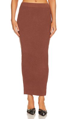 SNDYS Fawn Skirt in Brown