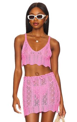 SNDYS Nile Knit Top in Pink