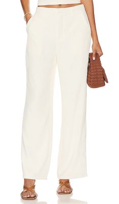 SNDYS Roma Pant in Ivory