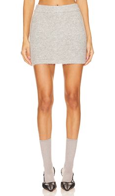 SNDYS Winnie Skirt in Light Grey