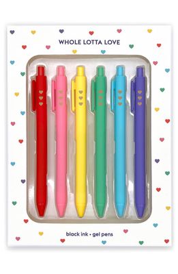 SNIFTY Kids' Whole Lotta Love 6-Pack Gel Pens in Multi
