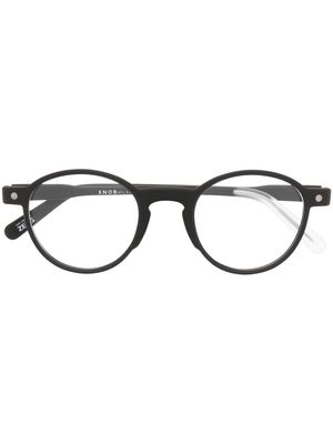Snob Lillo clip-on glasses - Black