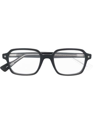 Snob rectangle-frame glasses - Black