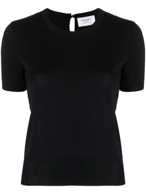 Snobby Sheep cotton-silk short-sleeve T-shirt - Black