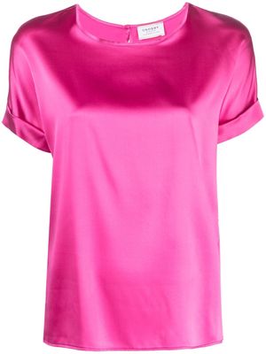 Snobby Sheep short-sleeve silk blouse - Pink