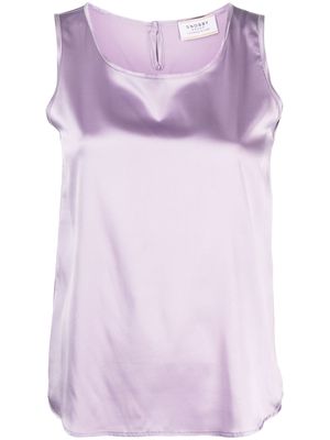 Snobby Sheep sleeveless silk blouse - Purple