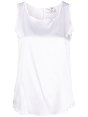 Snobby Sheep sleeveless silk blouse - White