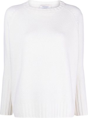 Snobby Sheep waffle-knit ribbed-trim jumper - Neutrals
