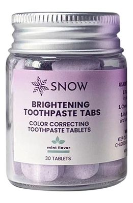 SNOW Instantly Bright Toothpaste Tabs in Purple