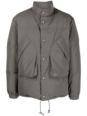 Snow Peak buttoned padded jacket - Grey