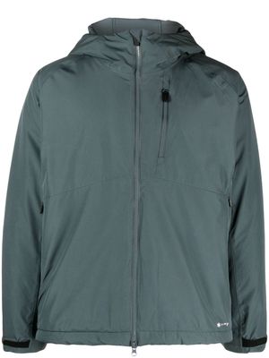 Snow Peak Gore ripstop-texture ski jacket - Green