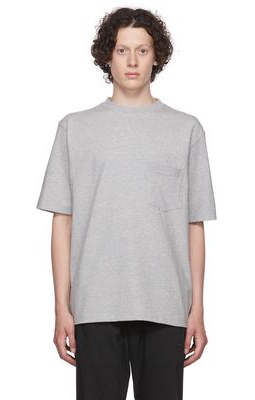 Snow Peak Gray Cotton T-Shirt