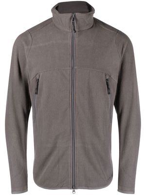 Snow Peak Grid zip-up jacket - Grey