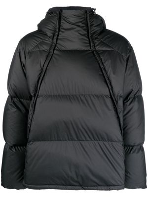 Snow Peak hooded padded jacket - Black