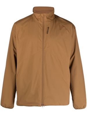 Snow Peak Octa high-neck jacket - Brown