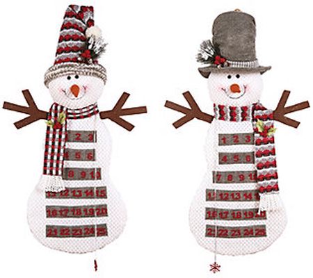 Snowman Advent Calendar A/2 by C&F Home