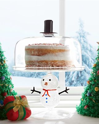Snowman Cake Stand