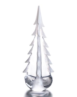 Snowy Branches Glass Tree - 16"