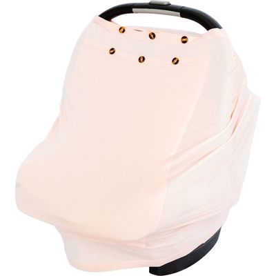 Snuggle Shield Luxe Protection Multiuse Infant Car Seat Cover in Light Pink 