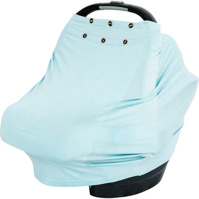 Snuggle Shield Luxe Protection Multiuse Infant Car Seat Cover in Sky Blue 